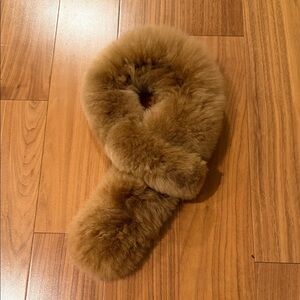 Chic Brown Faux Fur Wrap